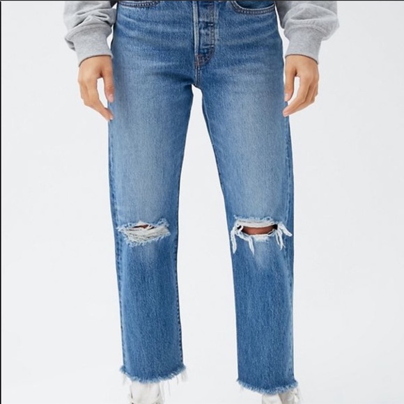 LEVI’S Wedgie Straight Jeans 25 Uncovered Truth - Picture 3 of 6